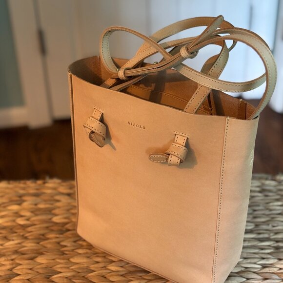 Combo: Nisolo Bag Simone Convertible Shopper Tote Crossbody with matching wallet - Picture 3 of 4